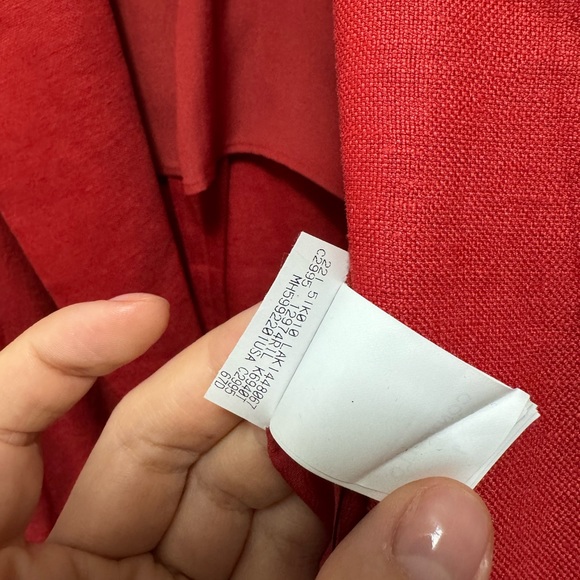 Brunello Cucinelli red linen blazer - Picture 8 of 8